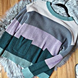 PASTEL STRIPE SWEATER